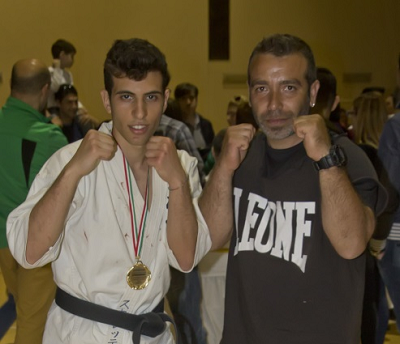 Nicolò con il maestro